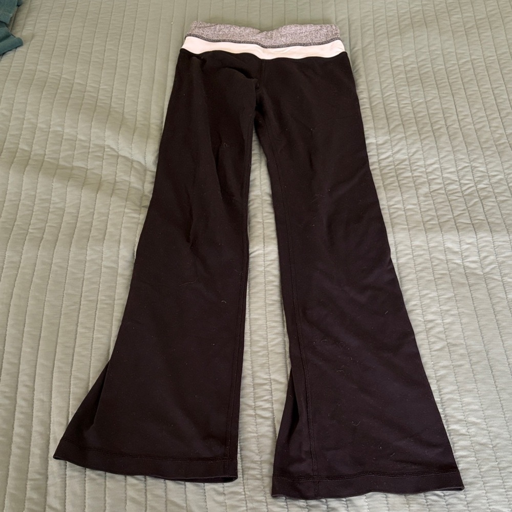 lululemon athletica Black Flared Leggings